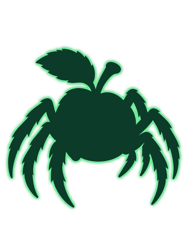 Spapple silhouette